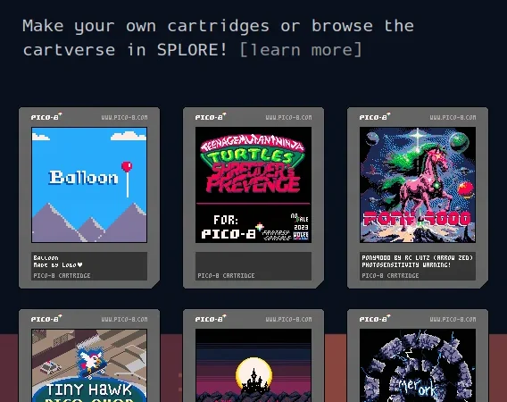 pico-8 consola virtual