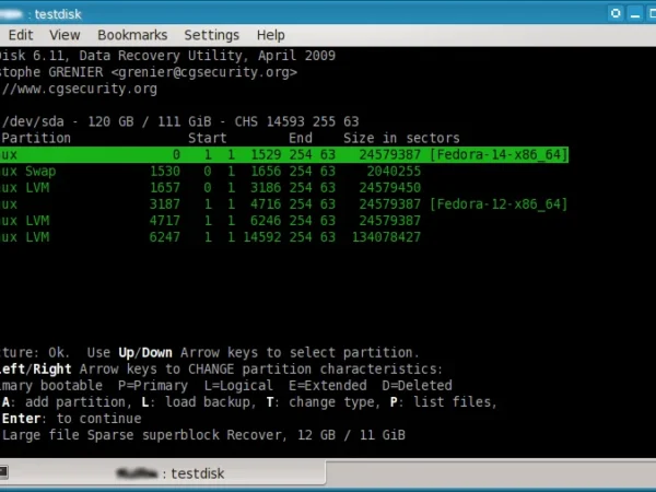TestDisck recuperar ficheros borrados