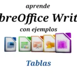 LibreOffice Writer Tablas